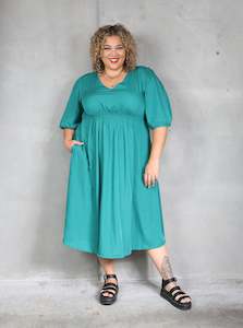 Sale 1: Molly Dress - Emerald Green