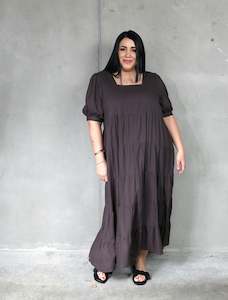 Sale 1: Isle of Mine - Amelie Maxi Dress - Graphite