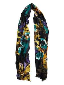 Scarfs: eb&ive Elsie Scarf - Botanical Black