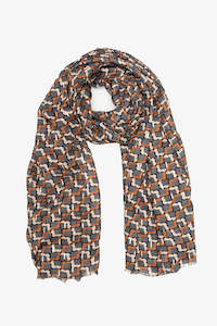 Scarfs: Antler Floral Gridlock Scarf