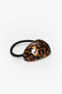 Cuff hair Tie - Dark Cheetah