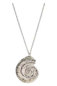 Jewellery 1: Palermo Necklace - Silver Seashell