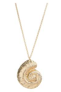 Jewellery 1: Palermo Necklace - Gold Seashell