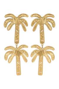 Haiti Stud Earring - Palm