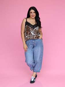 Except Knitwear: Maxine Cami - Serengeti