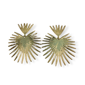Jewellery 1: Gold Sunburst Earring