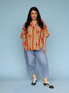 Tops: St Tropez Shirt - Luxe Tibetan Tiger