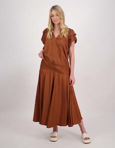 Briarwood Pat Skirt Tan