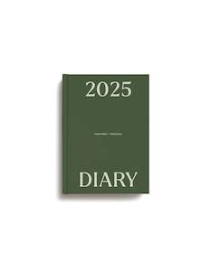 Father Rabbit Weekly Diary 2025 Olive