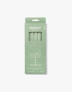 Christmas Gifting: Sucker Glass Reusable Smoothie Straws Transparent