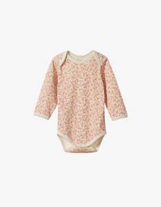 Babywear: Long Sleeve Bodysuit Daisy Belle Print