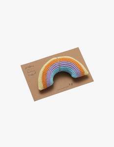 Toys: Over The Dandelions Rainbow Crochet Rattle