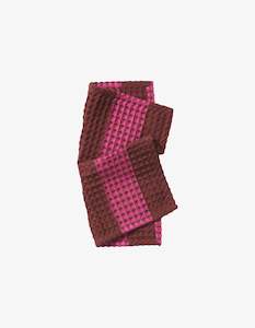 Under 30: Sage x Clare Zelia Waffle Face Washer - Bougainvillea