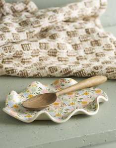 Robert Gordon Spoon Rest Vintage Flower