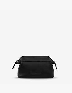 Status Anxiety: Status Anxiety Thinking Of A Place Toiletries Bag Black