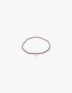 Pilgrim Indie Bracelet - Gold Plated - Purple
