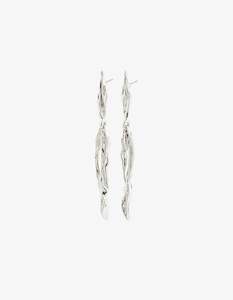 Under 100: Pilgrim Feel Recycled Earrings - Silver Plated
