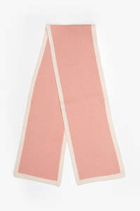 Antler Bambino Pink & Oat Trim Scarf