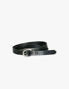 Belts: Circe Croc Belt