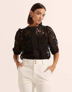 Zoe Kratzmann: Zoe Kratzmann Parade Top Black