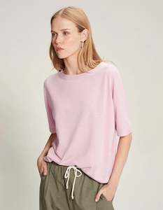 Caroline Sills: Sills Alvaro Knit Tee Wild Rose