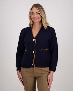 Briarwood: Briarwood Valentino Cardigan Ink/Tan