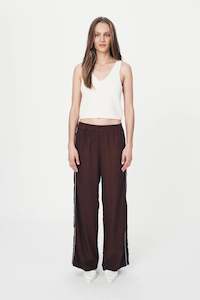 Pants: Rowie Kaia Linen Straight Pants Andorra