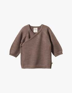 Nature Baby Merino Knit Kimono Jacket Cub/Marl