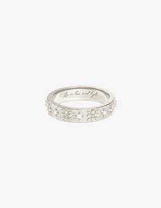 By Charlotte Live in Grace Ring Silver