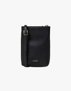 Saben Maggie Crossbody Black Luxe Emboss