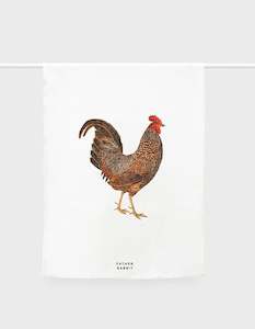 Lettuce Tea Towel Rooster