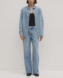 Assembly Label Rylee Denim Overshirt Indigo Fade