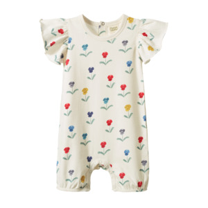 Baby Kids: Nature Baby Tilly Suit Delphine Print