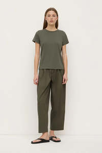 Fashion: Assembly Label Indi Short Sleeve Tee Moss