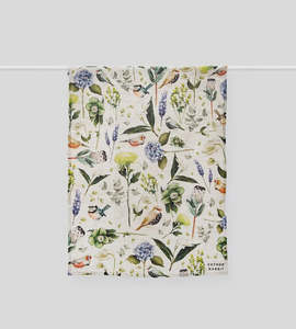 Father Rabbit Tea Towel Botanica Natural