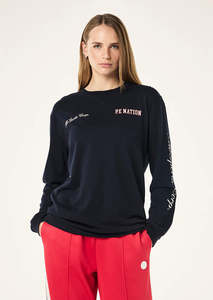 Tops: P.E Nation L/S Surge Tee Dark Sapphire