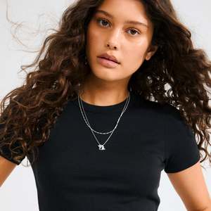 Jewellery: Pilgrim Between Necklace White Silver Plated