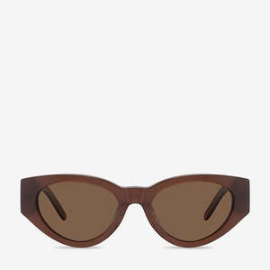 Eyewear: Status Anxiety Visceral Brown Sunglasses