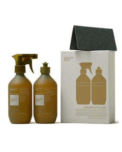 Home Living: Ashley & Co Kinder Kitchen Care Set ( Bench Press / Insink / Cloth) Lotus Leaf / Lustre