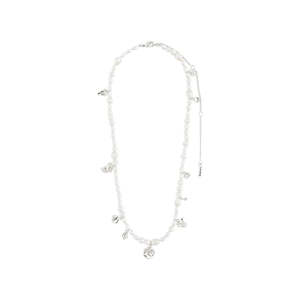 Necklaces: Pilgrim Intent Pearl Necklace Silver