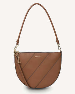 Saben 1: Saben Gani Shoulder Bag Tan Bias