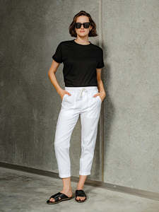 Fashion: Sills Sidewalk Jogger White