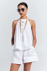 Karen Walker Scout Shorts White