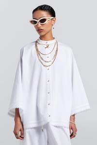 Fashion: Karen Walker Campus Shirt White