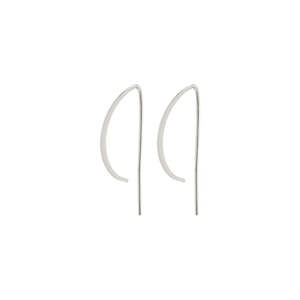 Accessories: Pilgrim Peony Pi Earrings Silver