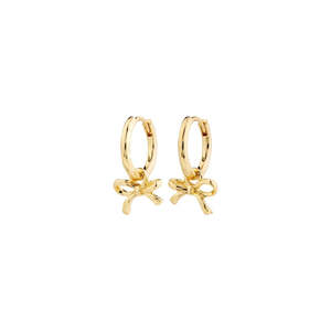 Accessories: Pilgrim Lysandra Recycled Chain Earrings - Gold
