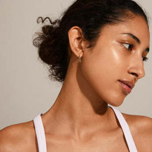 Pilgrim Elise Earrings - Gold Crystal