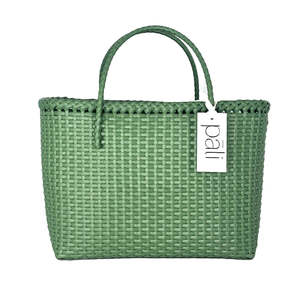 Bags Wallets: Pali Mira Basket Tote Medium Forest