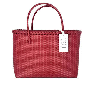 Bags Wallets: Pali Mira Basket Tote Large Shiraz