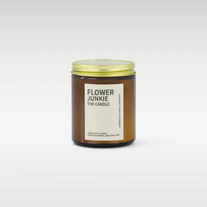 Home Living: Amberjack Large Flower Junkie Candle